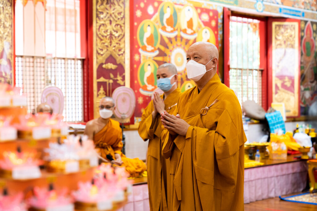 พระมหาเถระฝ่ายมหายาน วัดจีนฟาเจ้าฟาซื่อ